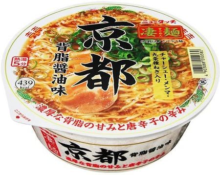 Yadai Corporation New Touch Super Noodles Kyoto Back Fat Soy Sauce Flavor 124g