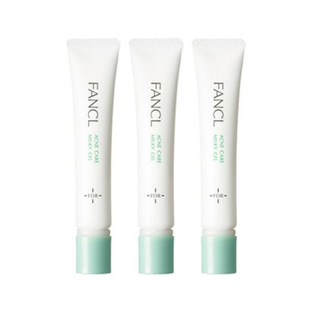 [New] FANCL Acne Care Gel Milky Lotion Value Pack 18g x 3 bottles (Approx. 90 days supply)