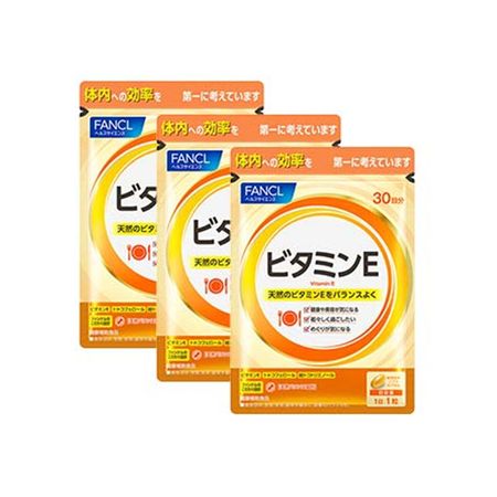 [新品] FANCL 维生素E 90天用量 3支装