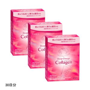 [新] Fancl Deep Charge Collagen Stick果冻30天（20克x 10瓶x 3）