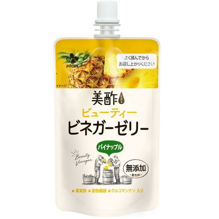 CJ JAPAN 美酢 美容醋果凍鳳梨口味 130g