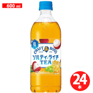 Suntory Foods Craft Boss Boss Salty Litchi TEA 600ml x 24 bottles