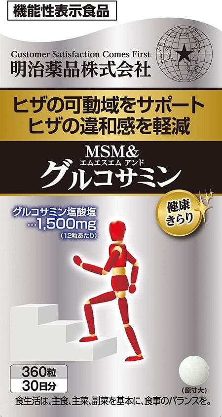 메이지약품 건강키라리 MSM&글루코사민 360정