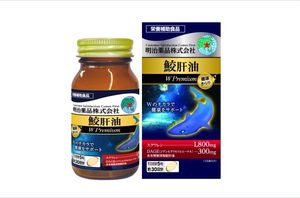Meiji Pharmaceutical Healthy Kirari Shark Liver Oil W Premium 150 tablets