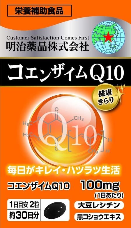 Meiji Pharmaceuticals Healthy Coenzyme Q10 60 tablets