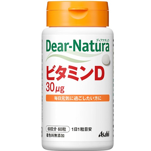 朝日食品集團 Dear Natura Diana Tula維生素D 60天60片