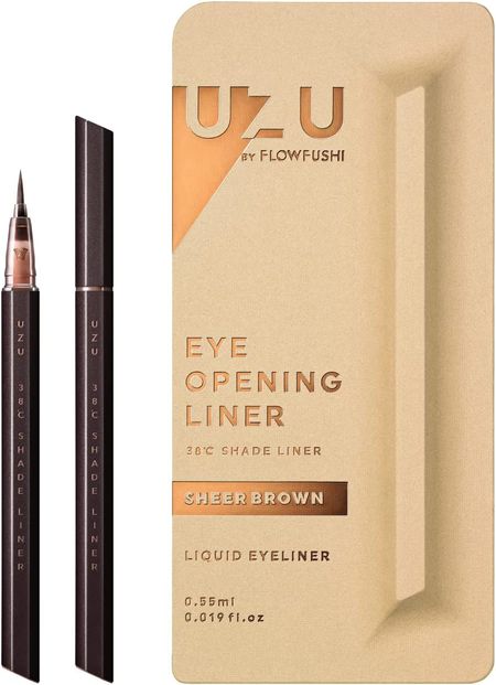 UZU BY FLOWFUSHI Limited Edition 38℃ Shade Liner Sheer Brown