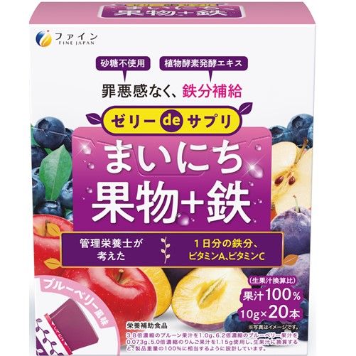 Jelly DE Supplements Mai Nichino + Iron 10GX20 pieces