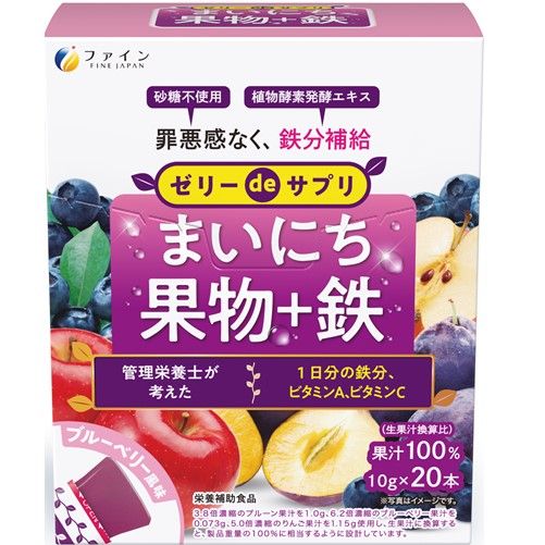 젤리 de 서플리 매일 과일＋철분 10g×20포입