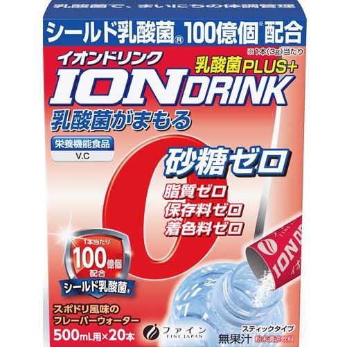 イオンドリンク乳酸菌プラス 3gx20本入