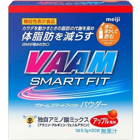 VAAM Smart Fit Water Powder Apple Flavor 5.7g x 20 bags