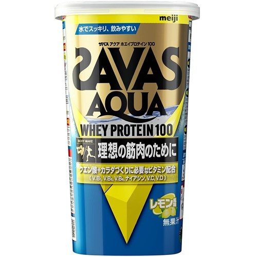 明治 SAVAS Zabas Aqua乳清蛋白100檸檬風味