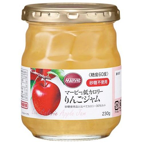 Marby Low -Calorie Apple Jam瓶装230克