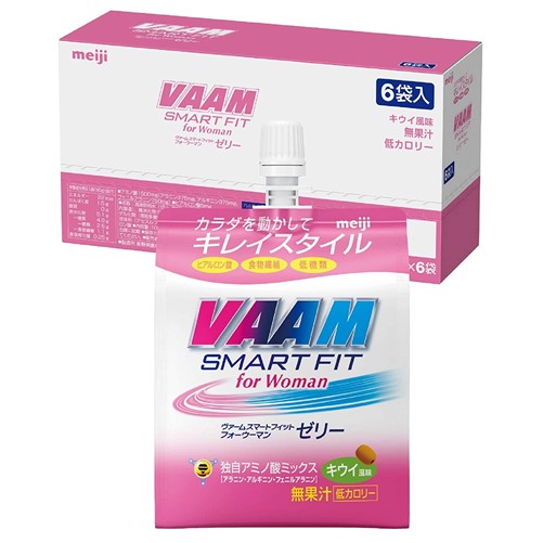 明治 VAAM VAAM Smart Fit for Woman 果凍飲（奇異果風味）180g×6包