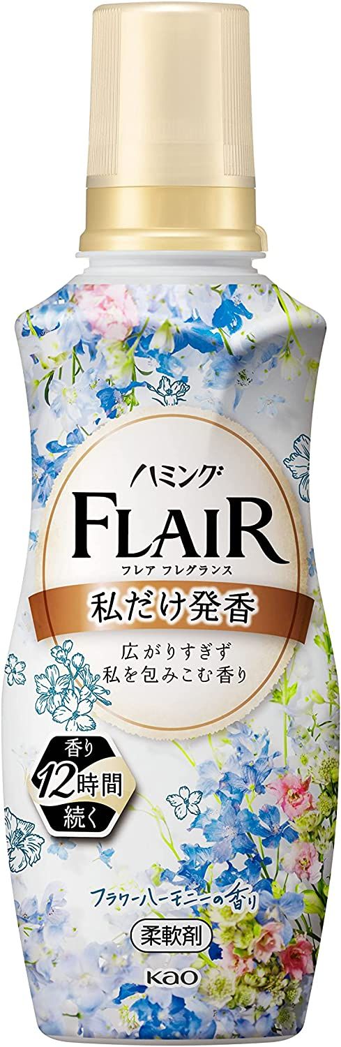 카오 하밍 플레어 프래그런스 섬유유연제  
너무 강하지 않고 포근하게 감싸주는 향기  
플라워 하모니 향  
본품 530ml