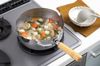 Yoshikawa Stainless Steel Yukihira Pot 22cm YH6754 IH compatible