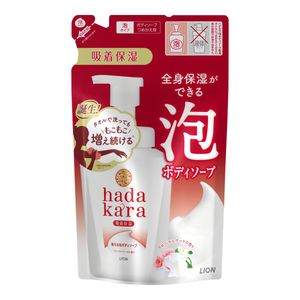獅子hadakara泡沫身體肥皂花卉花束香水440毫升