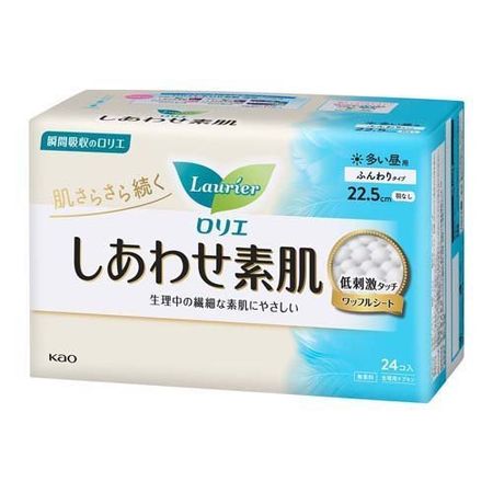 花王 乐而雅 Happy Skin 厚重日用无翼状 22.5cm 24片装