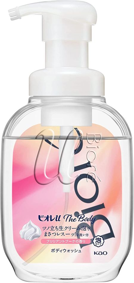 Kao Biore U The Body Foam Type Brilliant Bouquet Scent Pump 540ml