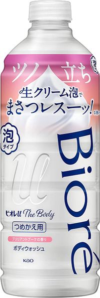 카오 비오레 U 더 바디 거품형 브릴리언트 부케 향 리필용 440ml