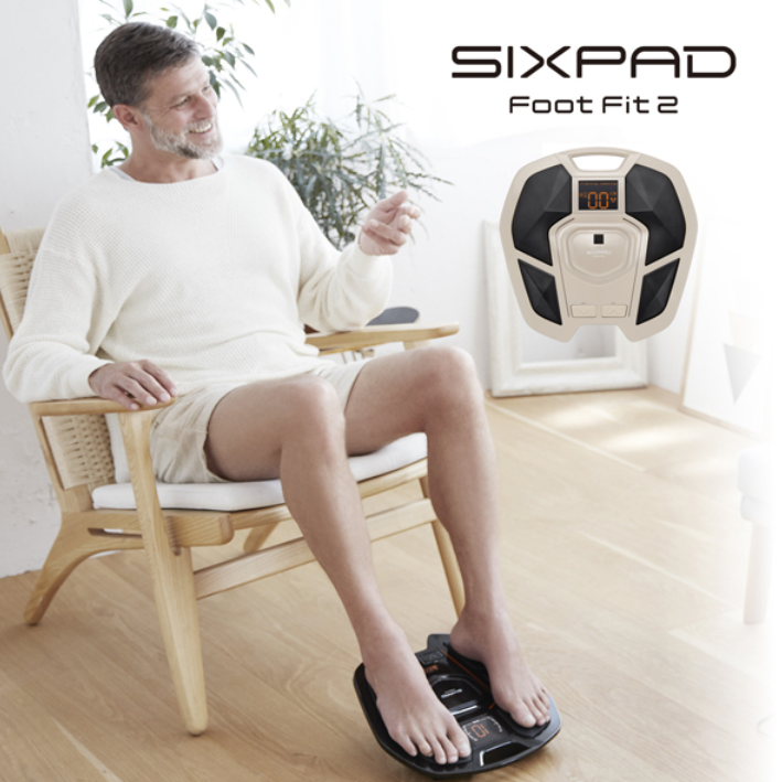 New MTG SixPad Foot Fit 2 (Six Pad Foot Fit 2) Color: Beige Remote Control  operation (Removed batteries)