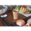 Fujigei MOSC-60-D-BE [Ochoko (small sake cup) 30ml, wooden, carved]