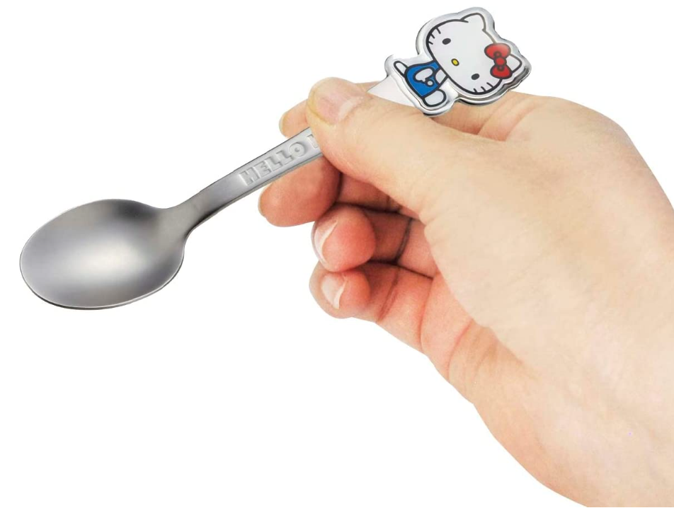 Skater stainless steel child spoon (Die cut) [Hello Kitty] ｜ DOKODEMO