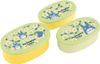 Skater Ag+ Antibacterial Storage Containers, Set of 3, My Neighbor Totoro, Daisy, Ghibli, Made in Japan, 860ml, SRS3SAG