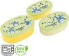 Skater Ag+ Antibacterial Storage Containers, Set of 3, My Neighbor Totoro, Daisy, Ghibli, Made in Japan, 860ml, SRS3SAG