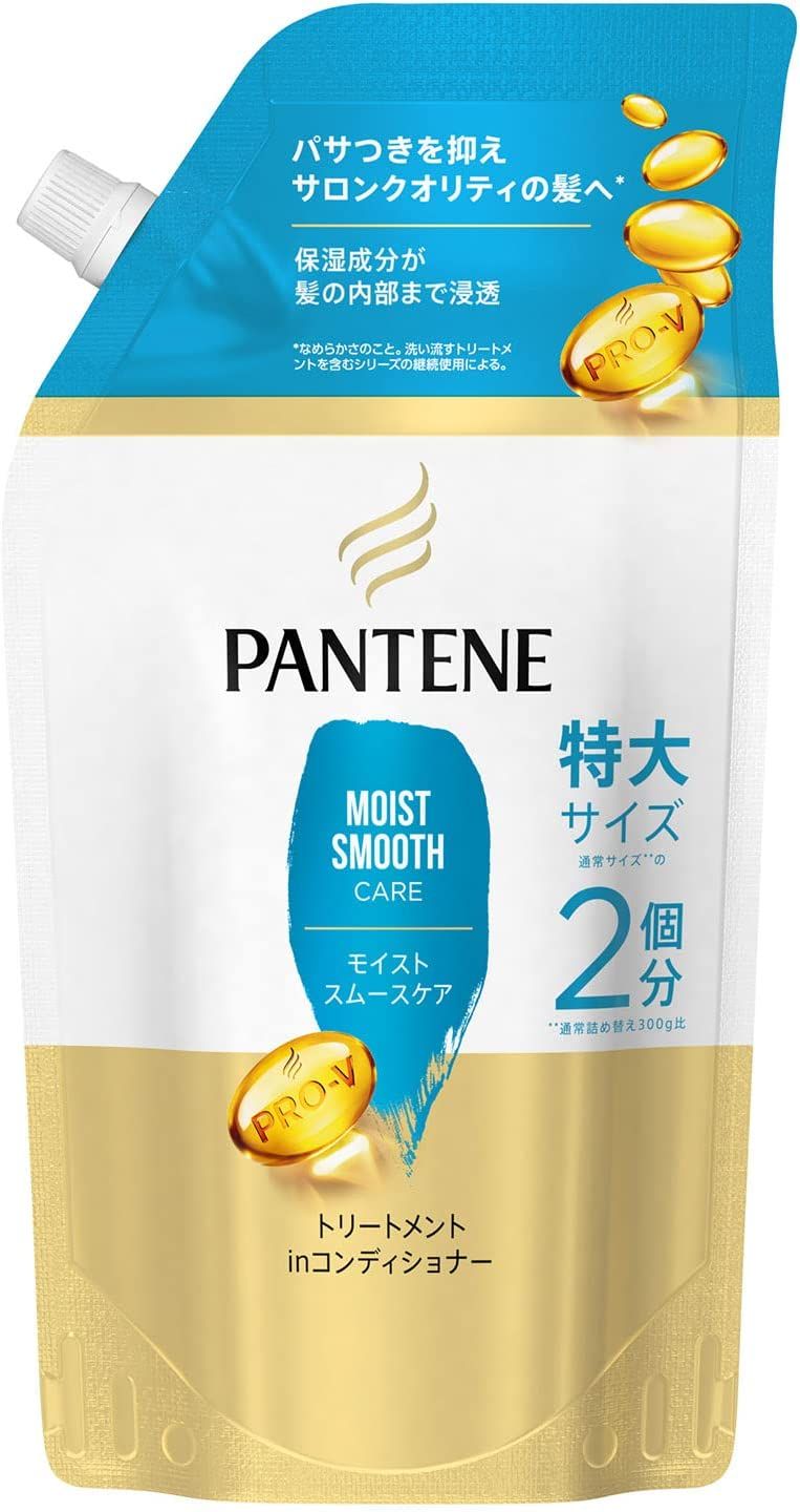 P & G Pan Tane Moist 부드러운 치료 처리 컨디셔너 SUSUME 오랫동안 크기 600G