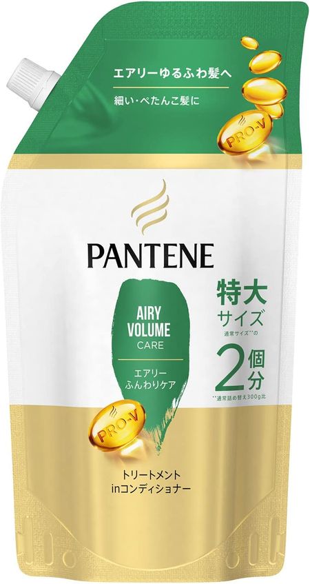 P&G 潘婷 空氣感蓬鬆護理 護髮素型潤髮乳 超大補充包 600g