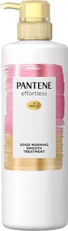 P&G 潘婷 Effortless Good Morning Smooth 無防腐劑添加 護髮乳 按壓瓶 480g
