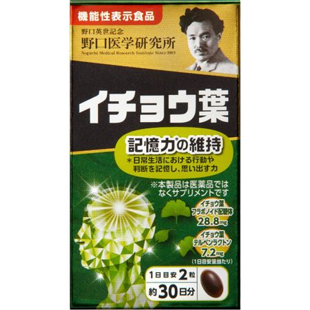 Noguchi Medical Research Institute Ginkgo Biloba 60 tablets (approx. 30-day supply)