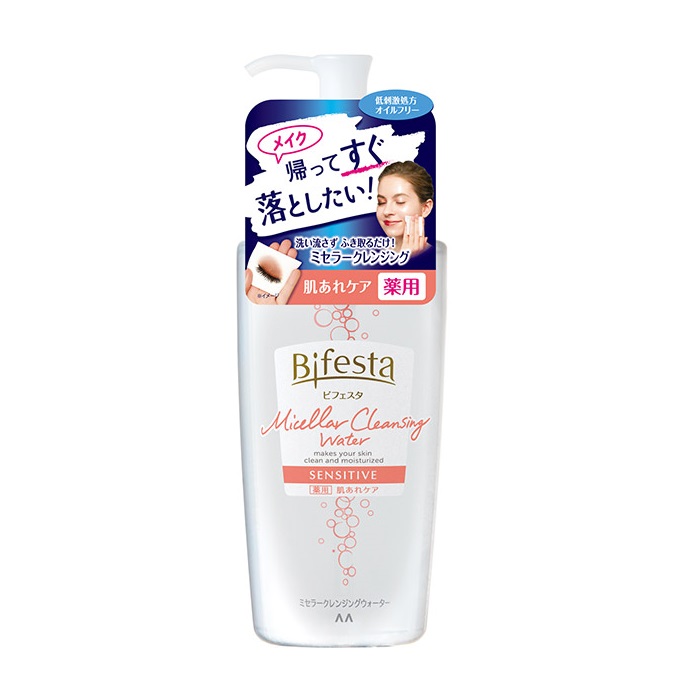 mandom Bifesta/碧菲絲特 碧菲絲特 溫和卸妝水 敏感肌專用 400ml 【醫藥部外品】