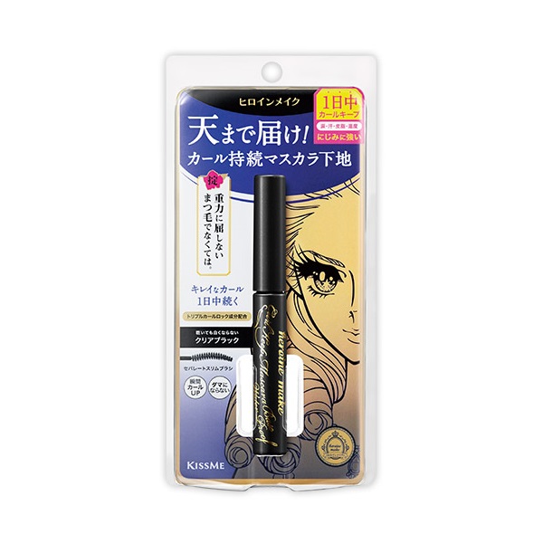 伊勢半 花漾美姬 Heroine Make 捲翹持久睫毛膏打底液 WP 01 透明黑