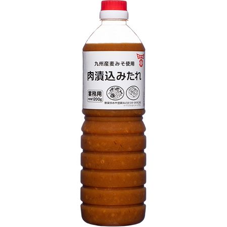 使用九州產麥味噌 肉類醃漬專用醬汁