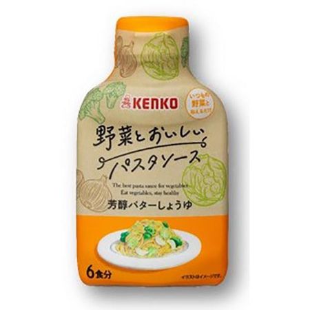 美味的意面酱，搭配蔬菜和醇厚的黄油酱油