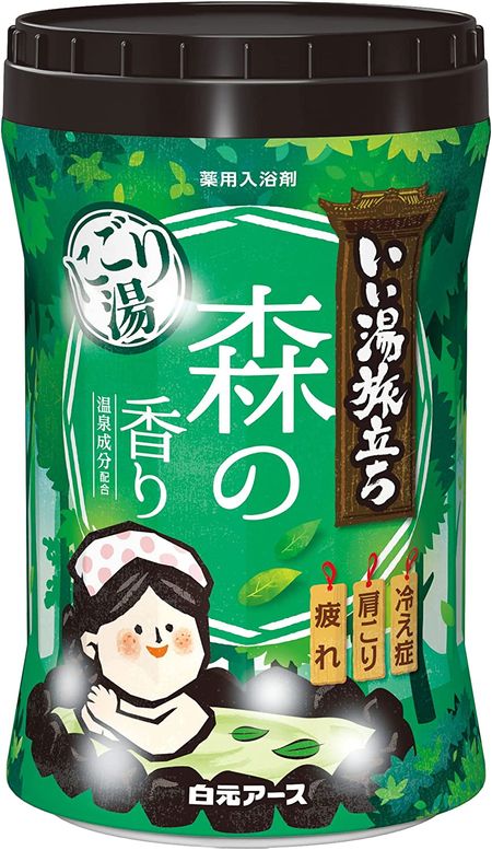 Shiramoto Earth Good Hot Spring Bottle A scent of Gori Yumori 660g
