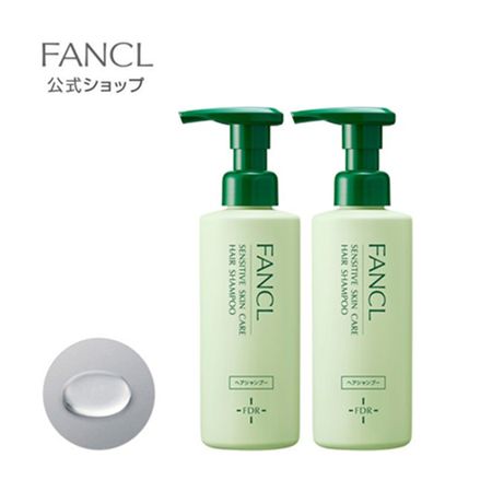 FANCL 건조 민감성 피부 케어 헤어샴푸 1개 250ml 대용량 2개 세트 저자극 샴푸 민감성 피부 건성 피부