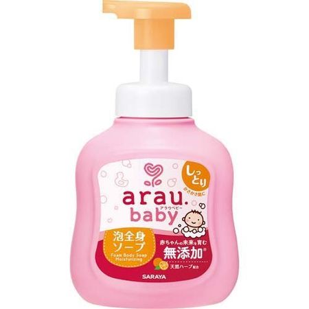 Arau 嬰兒泡沫沐浴露，保濕，身體
