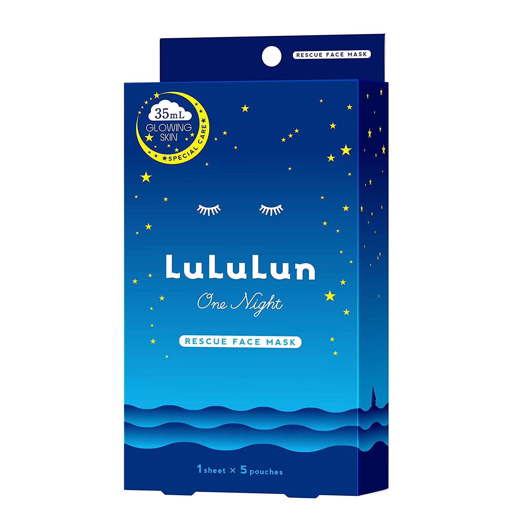GLIDE ENTER PRIZE LuLuLun Lulurun一晚救援透明的面膜35ml x 5袋
