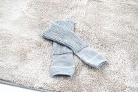 襪子 補充裝 就像被爐暖腿套一樣 灰色 免費 岡本