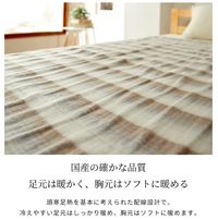 椙山紡織 可水洗電熱毯 NA-023S 100V 日本製