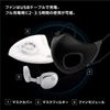 PHILIPS Breeze Mask Black Electric Fan Sports Mask acm066/01