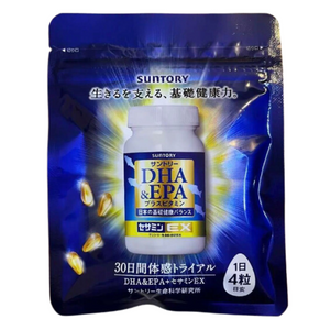 Suntory 魚油DHA＆EPA+芝麻明EX120粒【助眠補腦】