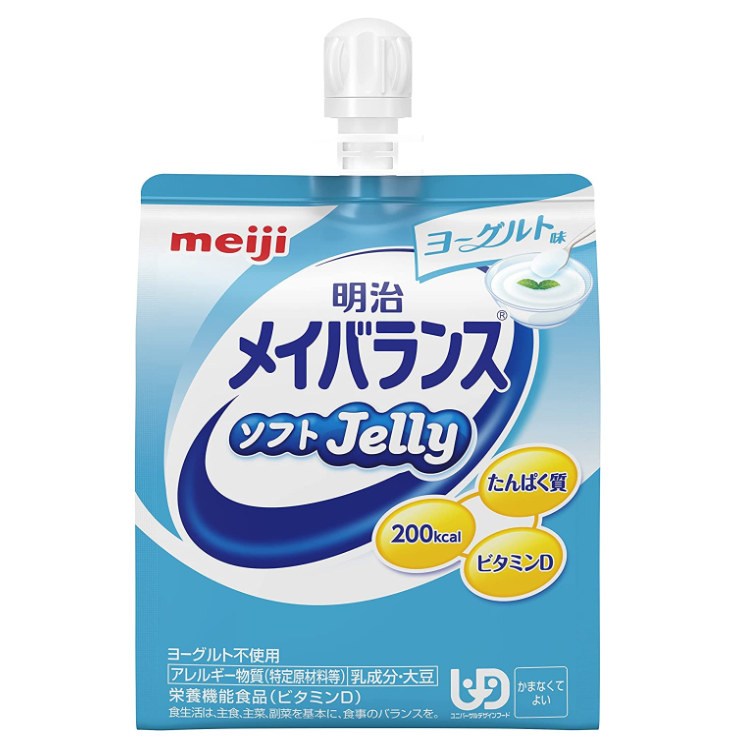 明治 Meiji Meiji可能平衡軟果凍酸奶味125毫升[營養補充]