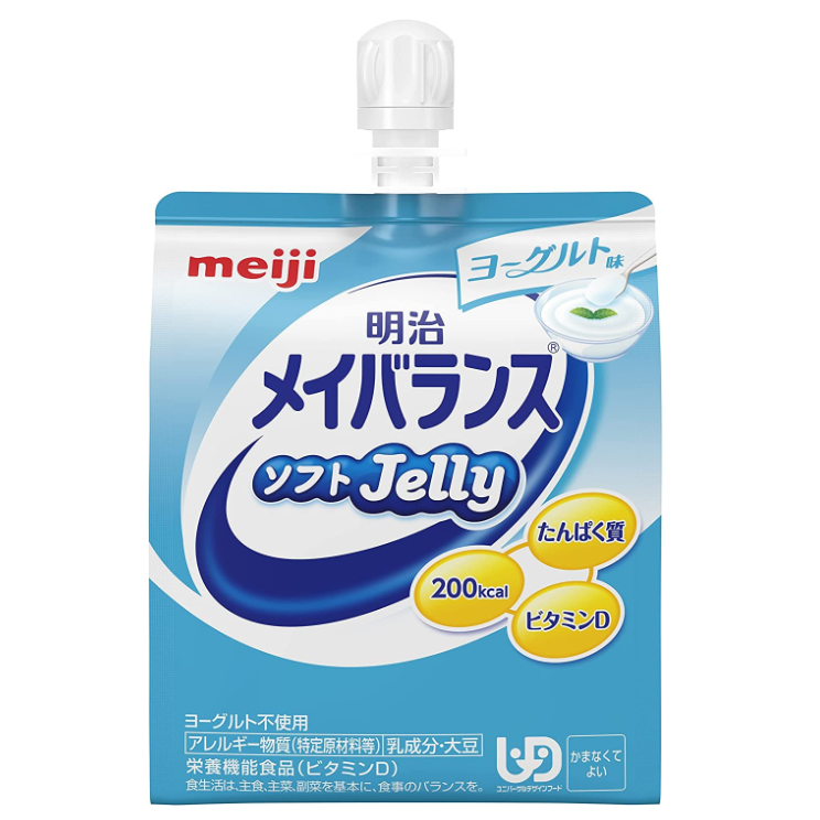 Meiji Meiji可能平衡软果冻酸奶味125毫升[营养补充]