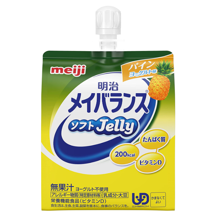 明治 meiji メイバランスソフトJelly パインヨーグルト味 125ml [栄養補助食品]