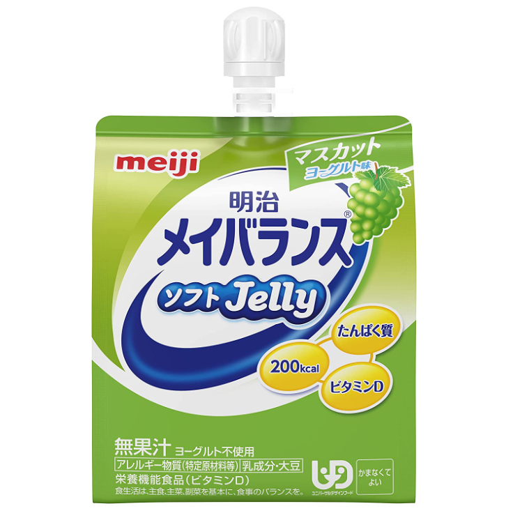 明治 Meiji Meiji可能平衡柔軟的果凍Muscat酸奶味125毫升[營養補充]