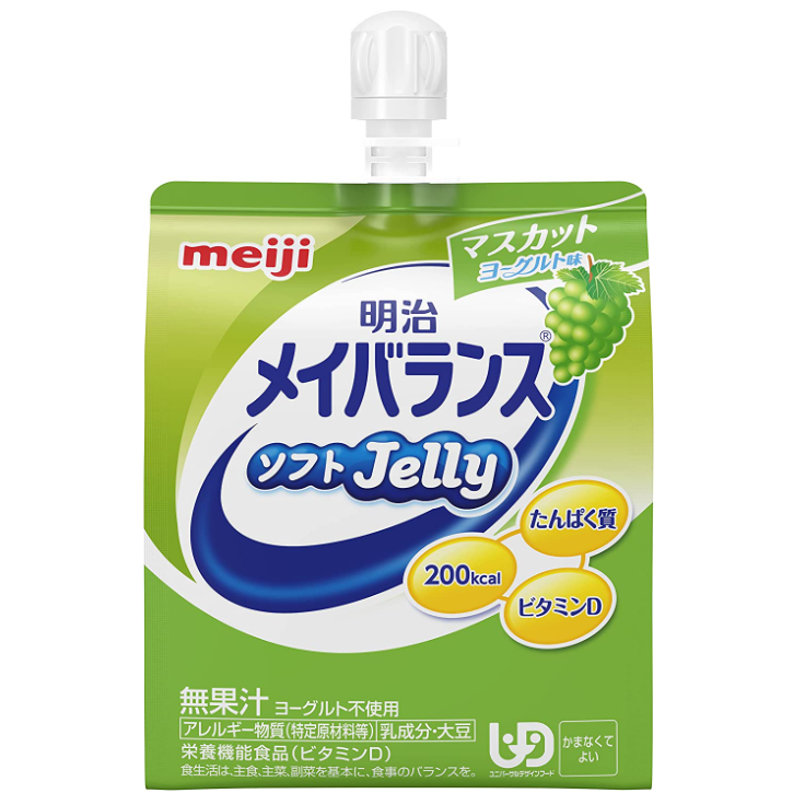 明治 meiji メイバランスソフトJelly マスカットヨーグルト味 125ml [栄養補助食品]